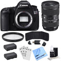 Canon EOS 5DS R 50.6MP Digital SLR Camera (Body Only) with Lens Power Bundle, Includes, Sigma 24-35mm Standard-Zoom Lens, Multicoated UV Protective Filter & 2x LP-E6 Batteries