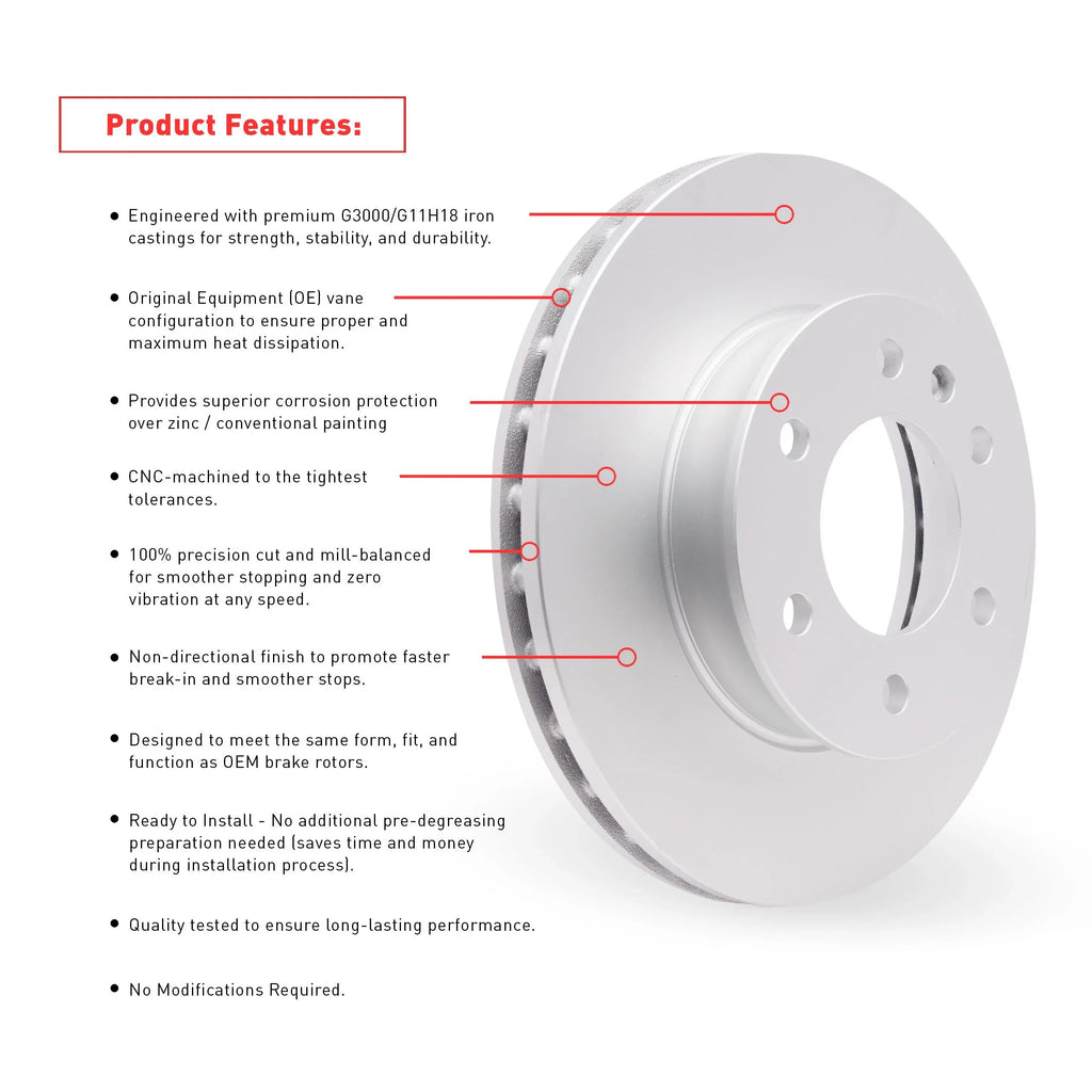 Dynamic Friction Company Front Geospec Brake Rotors with 3000 Series Ceramic Brake Pads includes Hardware 4312-91004 Fits select: 2017-2018 TOYOTA YARIS IA, 2016 TOYOTA SCION IA