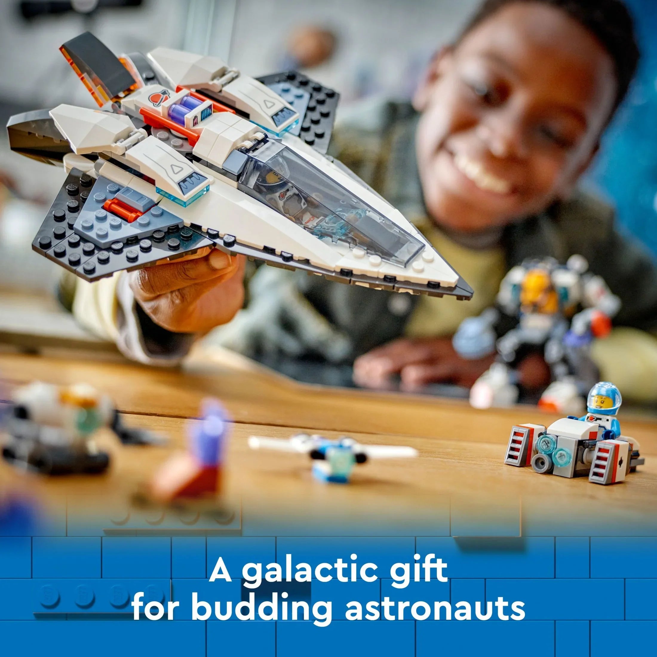 LEGO City Space Explorers Pack, Kids’ Space Toy Playset Bundle for Boys and Girls Aged 6 and Up, 3 Building Sets in 1 Box, Space Gift Mech Toy, Interstellar Spaceship, Hoverbike, 3 Minifigures, 60441