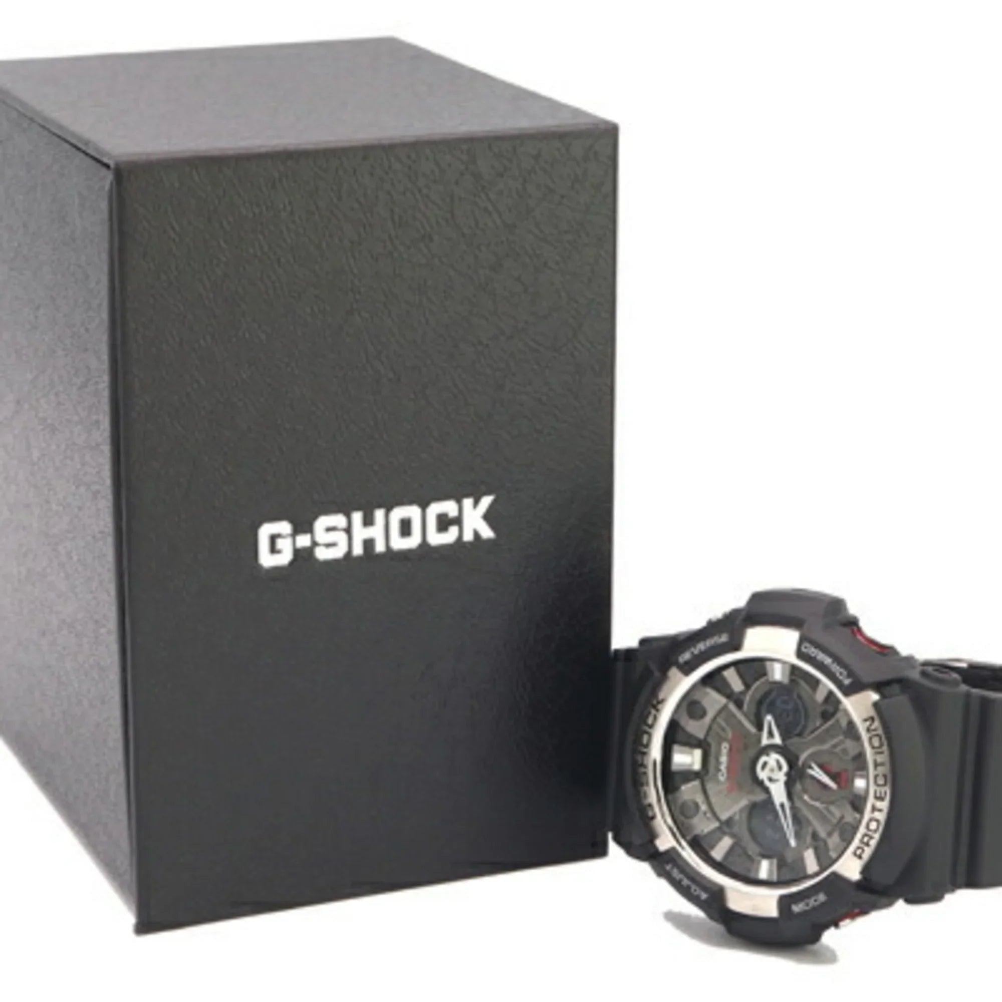 Pre-Owned Casio Men's Watch G-Shock GA-200 Black Dial Resin Stainless Steel Quartz Digital Analog Rubber GSHOCK G-SHOCK CASIO (Like New)