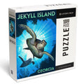 Lantern Press 1000 Piece Jigsaw Puzzle, Jekyll Island, Georgia, Sea Turtle Diving