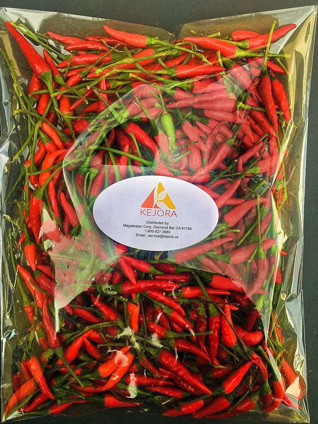 Fresh Red Thai Chili Peppers -1 Lb (16 oz)