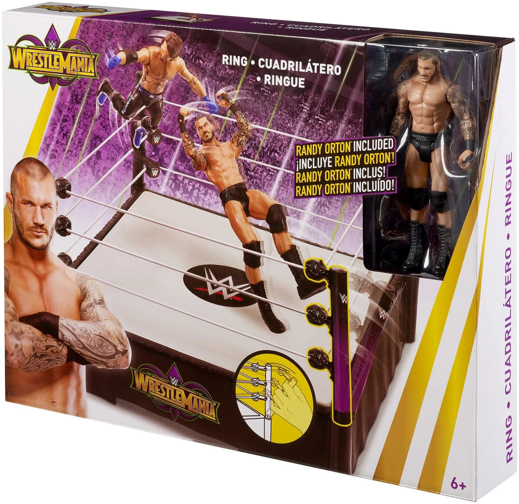 WWE Wrestling Wrestlemania Ring Playset [Includes Randy Orton]