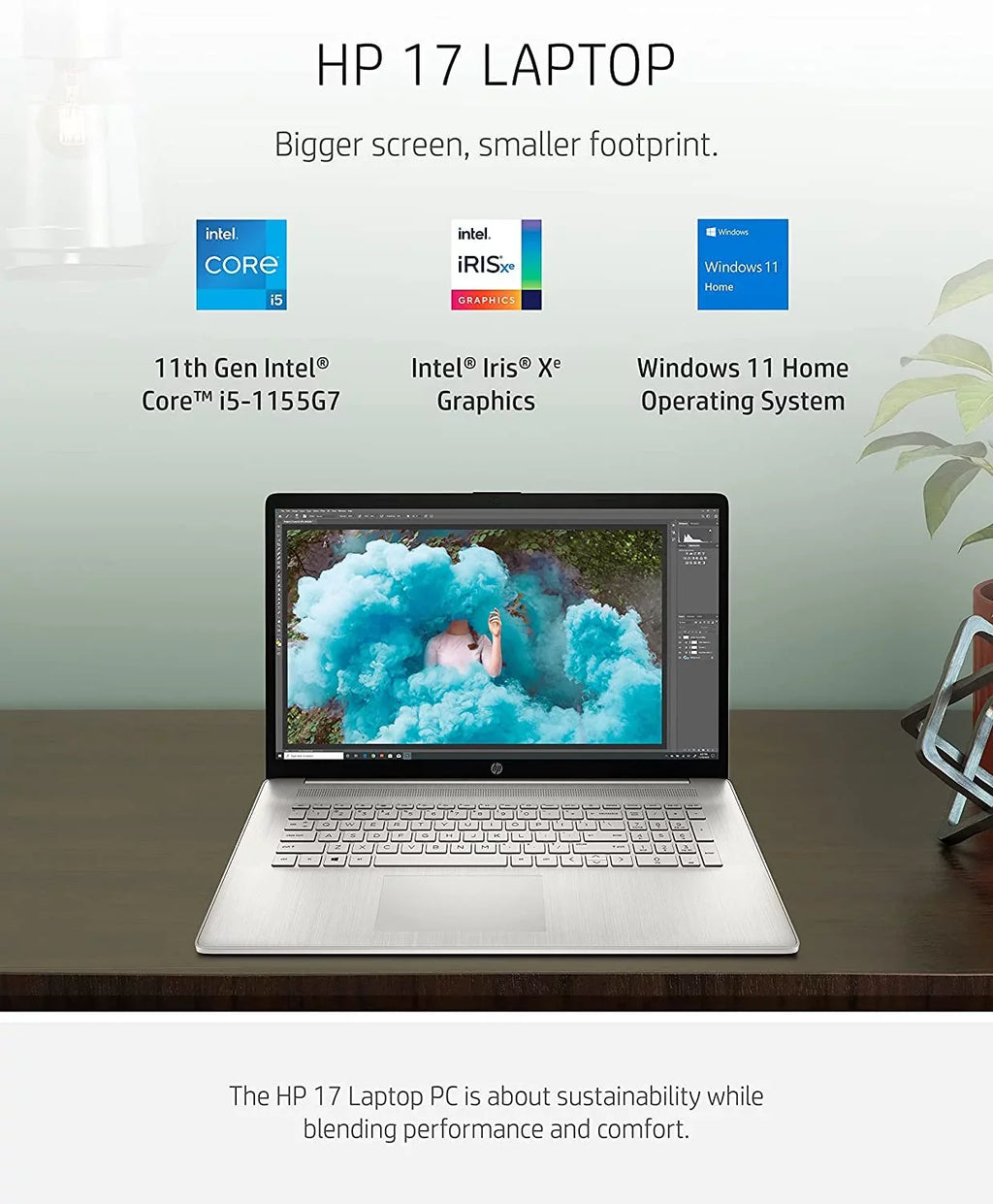 Pavilion 17.3-inch IPS FHD Portable computer (2022 Model), Intel Core Core i5-1155G7 (Beats i7-1165G7), Intel Iris Xe Graphics, 16GB RAM, 2TB PCIe Solid-state drive, 1TB HDD, Backlit Keyboard, Long Battery Life, Webcam, Win11