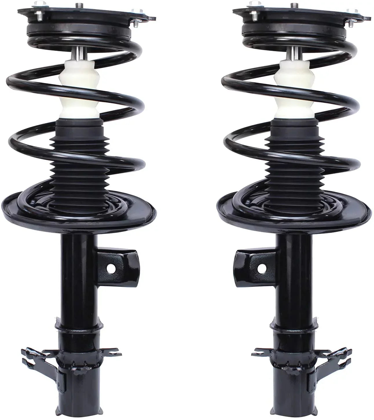 Detroit Axle - Struts Shock Absorbers for 2007-2013 Nissan Altima Complete 2 Front Struts w/Coil Spring 2 Rear Shock Absorbers 2008 2009 2010 2011 Replacement Quick Install Ready Struts Assembly