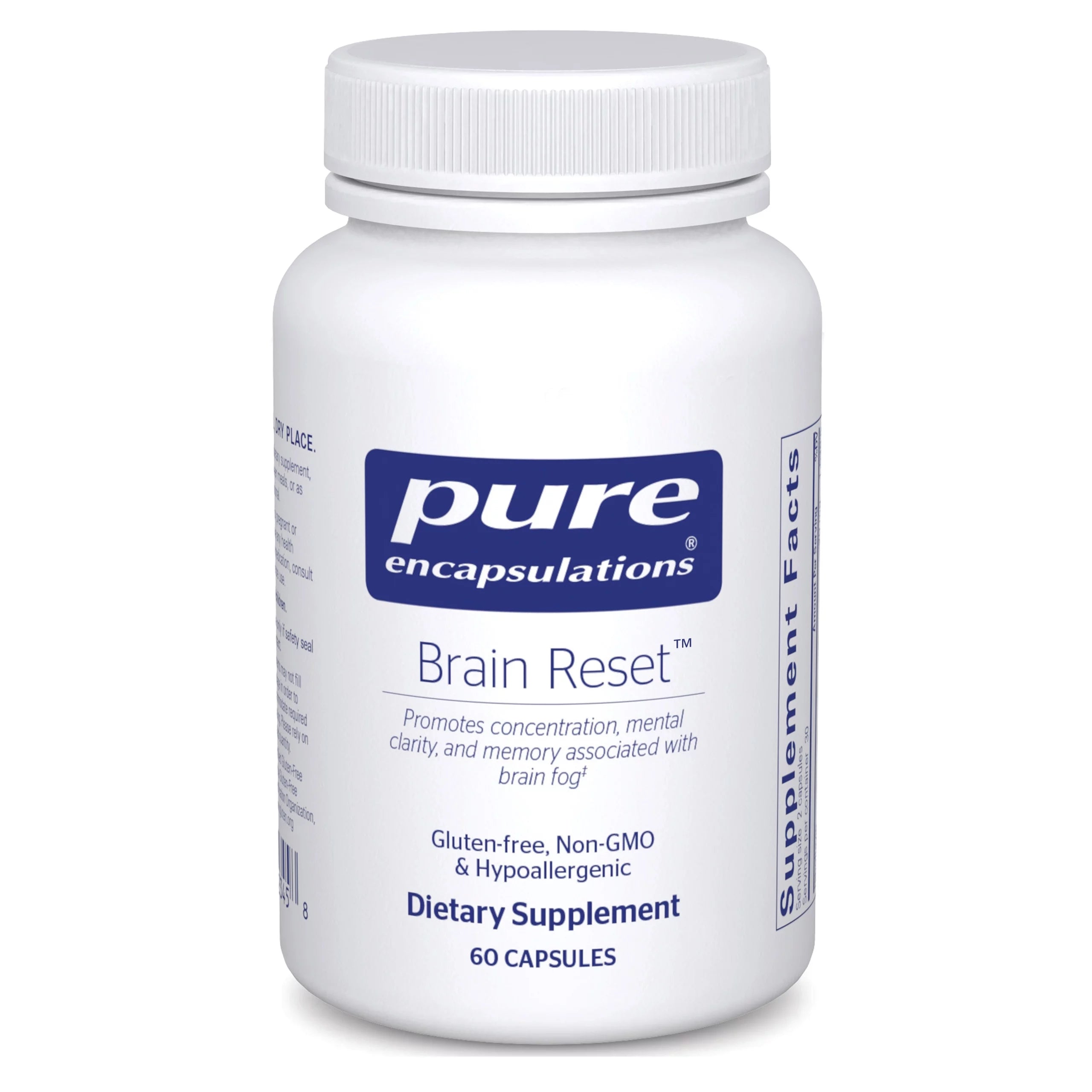 Pure Encapsulations Brain Reset | Supports Concentration, Clarity, and Memory Associated with Brain Fog | 60 Capsules*