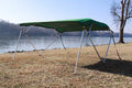 New Green Vortex Pontoon / Deck Boat 4 Bow Bimini Top 8' Long, 8' Wide 91-96" Wide, 54" High, Complete Kit, Frame, Canopy, and Hardware (FAST SHIPPING - 1 TO 4 BUSINESS DAY DELIVERY)