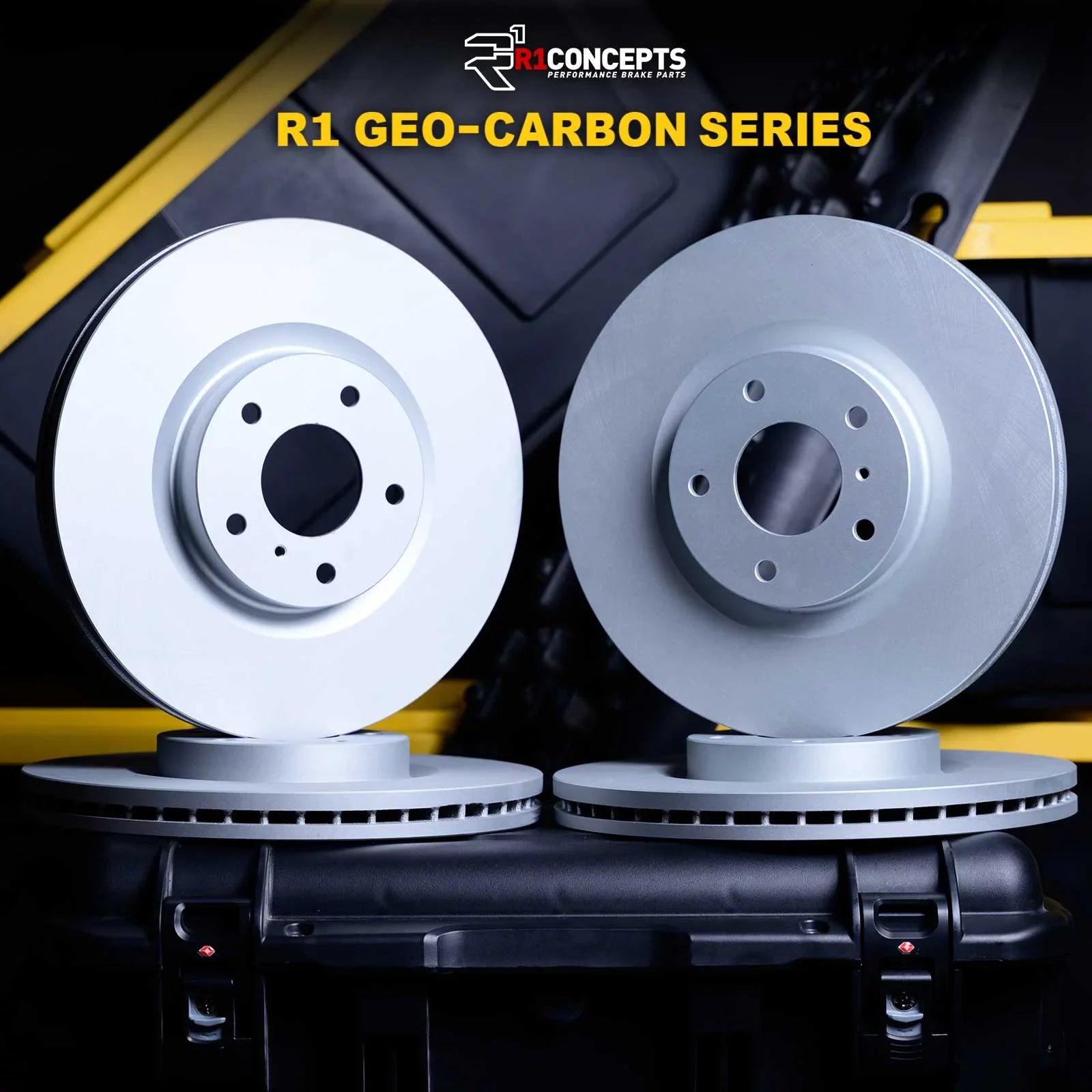 R1 Concepts Wdpn2 20013 R1 Concepts Brake Rotor Carbon Coated Fits select: 2016 ,2021-2022 JAGUAR XF