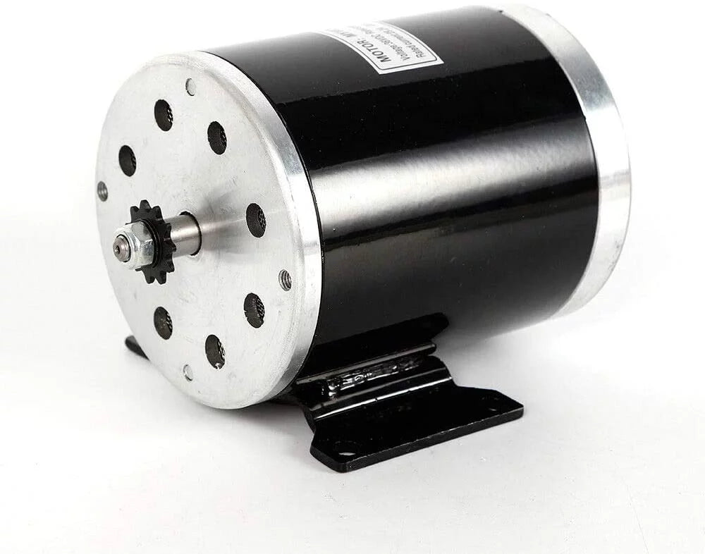Electric Motor 800W 36V Electric Bike Scooter Motor Engine Unite Motor Brushed Speed Motor Controller Throttle Grip Kit for Trycicle Bicycle E-Scooter Go Kart E-Bike EVO Scooter Extreme Scooter