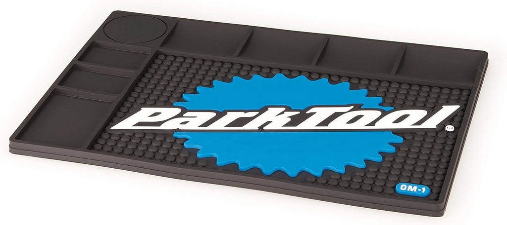 Park Tool OM-1 Bench Mat with Small pockets and dividers Durable PVC Rubber