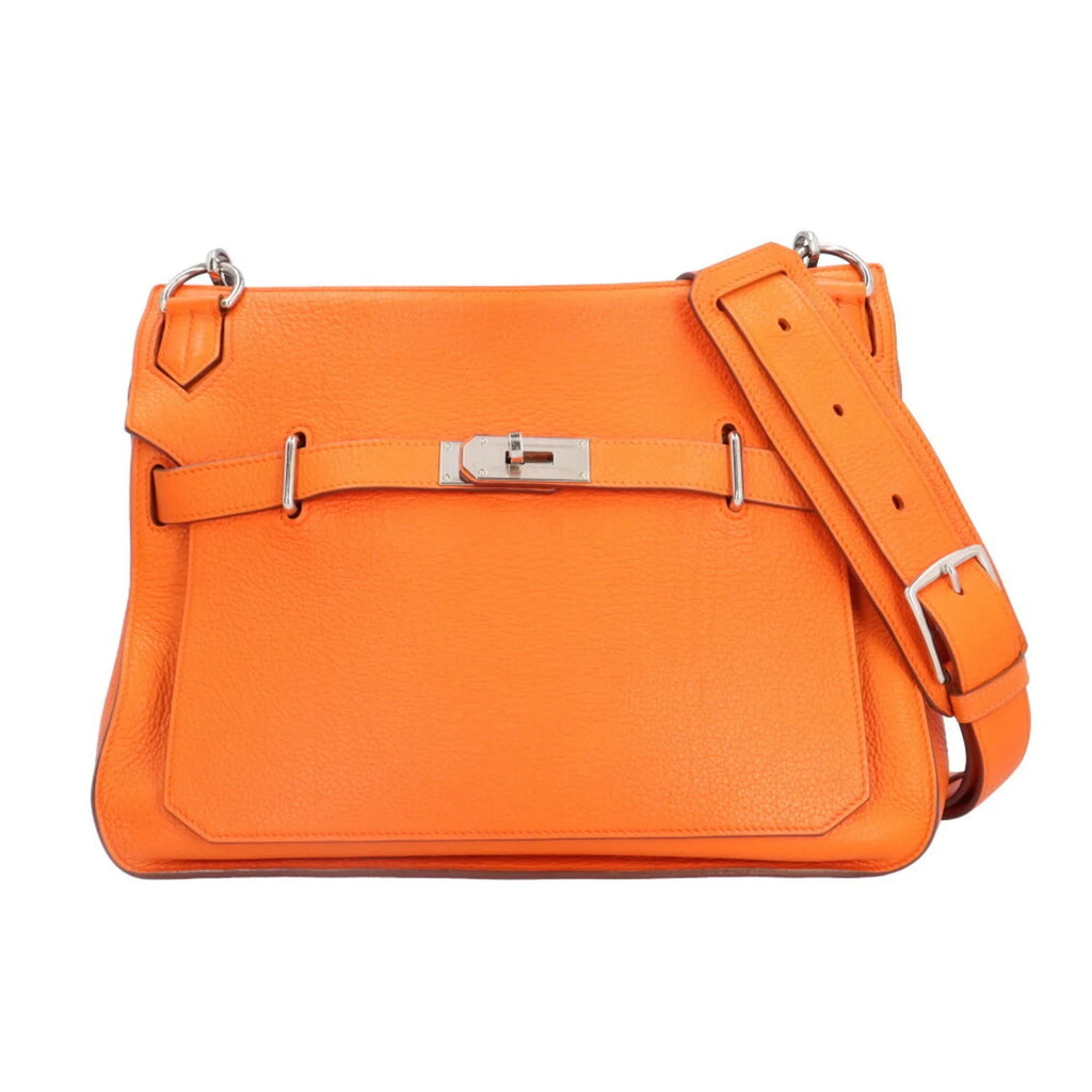 Pre-Owned Hermes Gypsière 34 Shoulder Bag Taurillon Clemence Orange Women's HERMES BRB10010000013133 (Good)