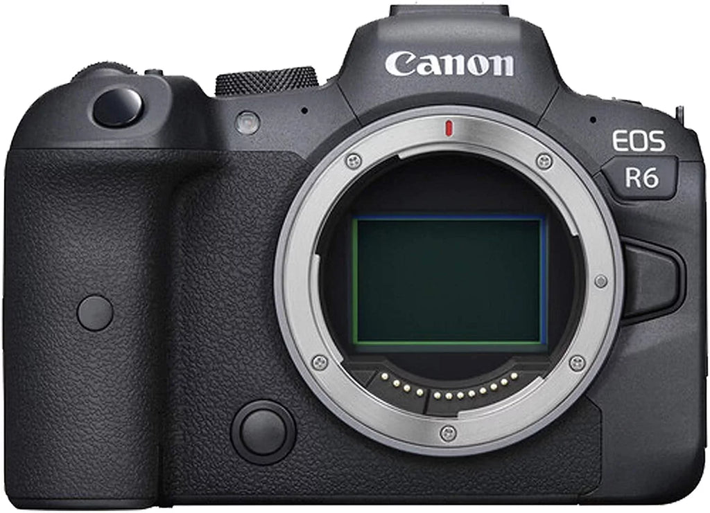Canon EOS R6 Mirrorless Digital Camera with RF 24-105mm f/4-7.1 STM Lens + 75-300mm F/4-5.6 III Lens + 50mm f/1.8 STM Lens + 128GB Memory + Case + Tripod + Filters 43pc Bundle