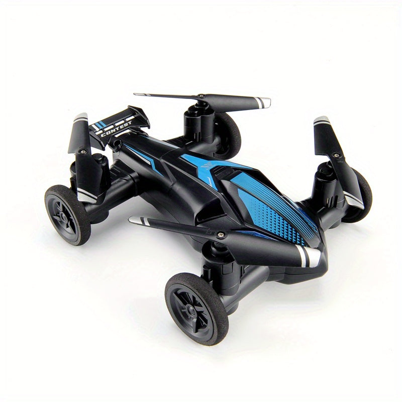 Drone For Land And Air Dual-use RC Toy Car Four-axis Unmanned Drone High-speed And Low-speed Switch Intelligent Height Setting, Stable Flight, Gift Toys