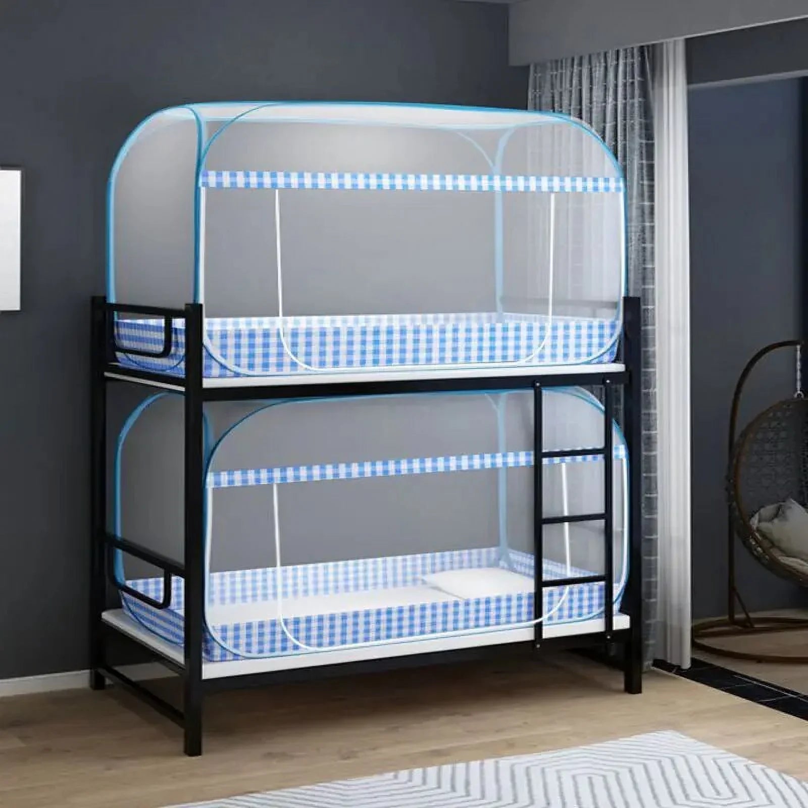 Large Space Full Bottom Mosquito Net Encryption Mesh Yurt Mosquito Net Single Door Student Dormitory Mosquito Net