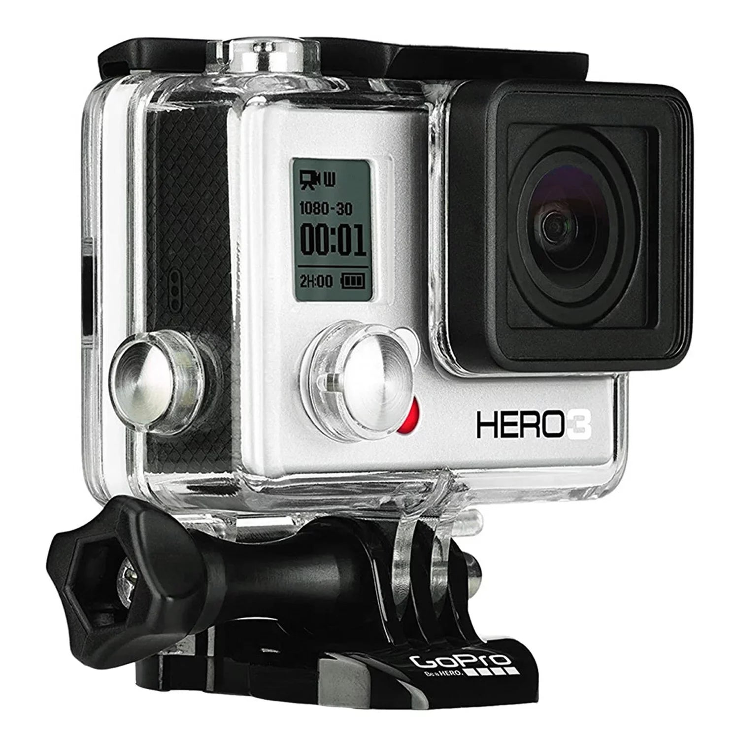 Restored GoPro HERO3 White Edition Action Sports Camera 1080p 5.0 MP WiFi 131.2 ft Underwater Camcorder for Volgging, Travelling, Adventure (Refurbished)