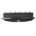 Ikon Motorsports Cargo Cover Compatible With 2014-2018 Subaru Forester (Only Fit Automatic Rear Gate) PVC & Aluminum Rod Black Security Rear Trunk Cover Security Retractable Shield