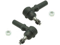 Tie Rod End Set 2 Piece - Compatible with 1984 - 2013 Chevy Corvette 1985 1986 1987 1988 1989 1990 1991 1992 1993 1994 1995 1996 1997 1998 1999 2000 2001 2002 2003 2004 2005 2006 2007 2008 2009