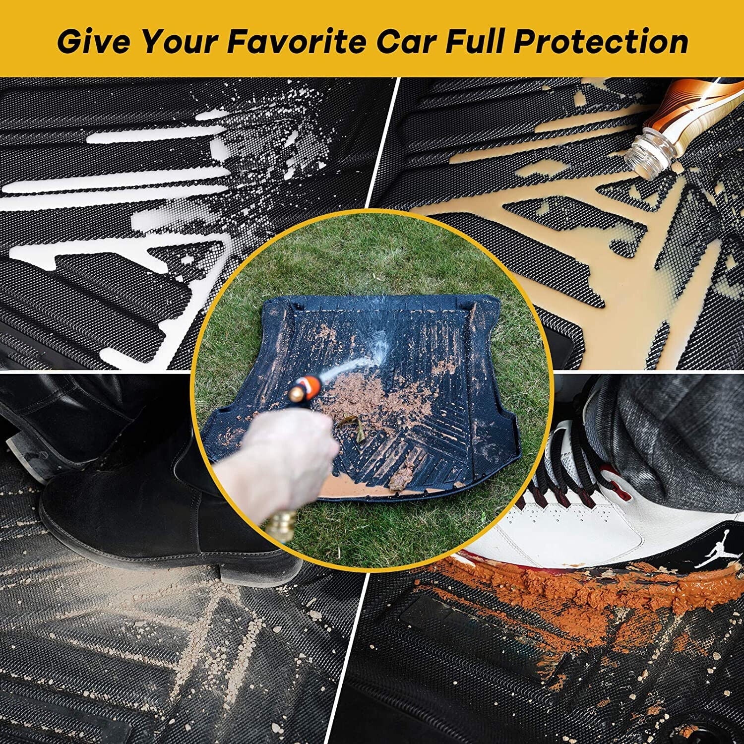 Cargo Mats Trunk Liner for Toyota Highlander 2020-2023 Waterproof Custom Mat