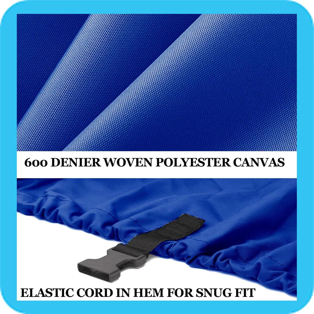 BLUE, GREAT QUALITY BOAT COVER Compatible for SYLVAN EXPLORER 150 O/B 2005 2006 HEAVY-DUTY