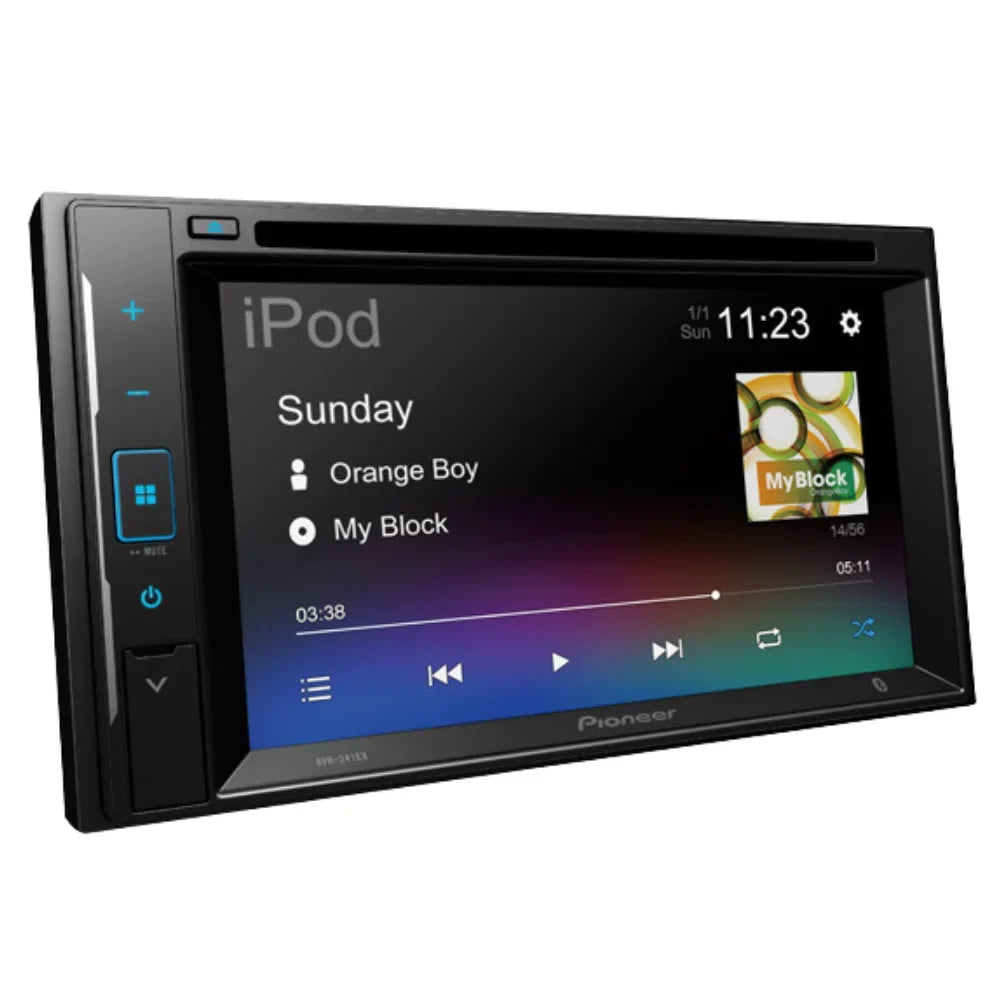 KIT2416 Bundle with Pioneer Multimedia DVD Car Stereo and Installation Kit - for 2001-2005 Pontiac Grand AM / Bluetooth Touchscreen, Backup Camera, Double Din Mounting Dash Kit