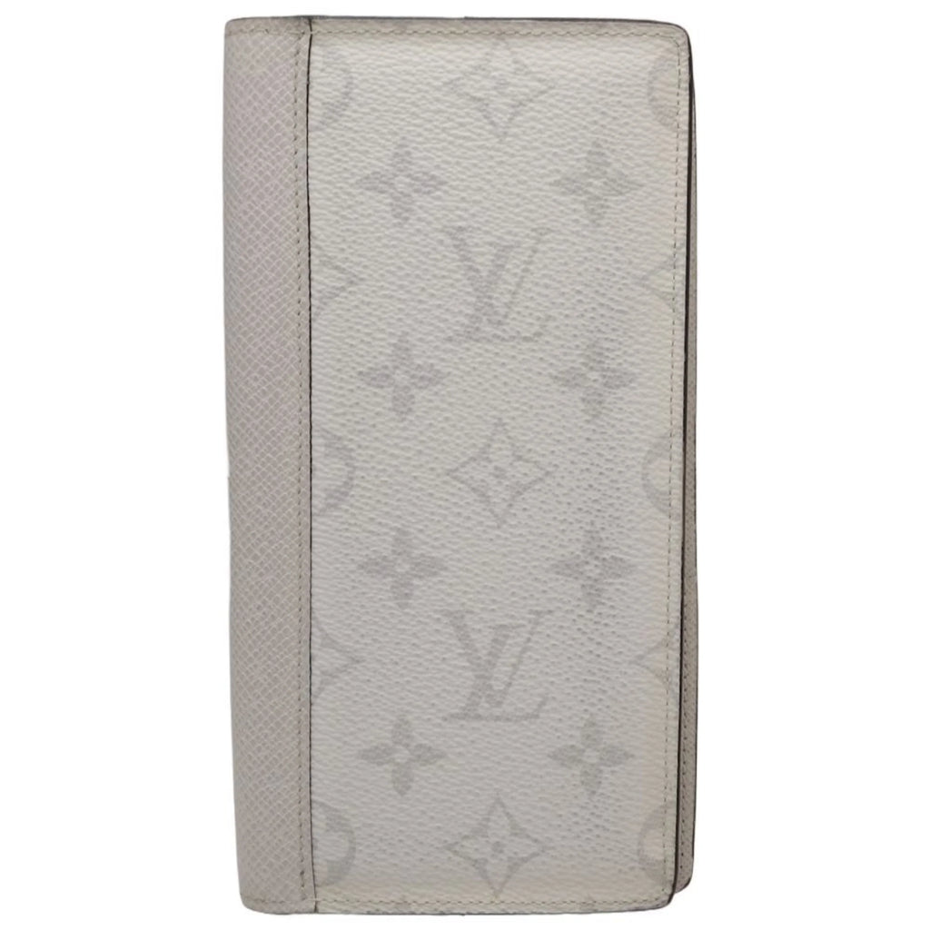 Pre-Owned LOUIS VUITTON Portefeuille Braza M30298 Long Wallet Taigarama Antarctica 083529 (Fair)