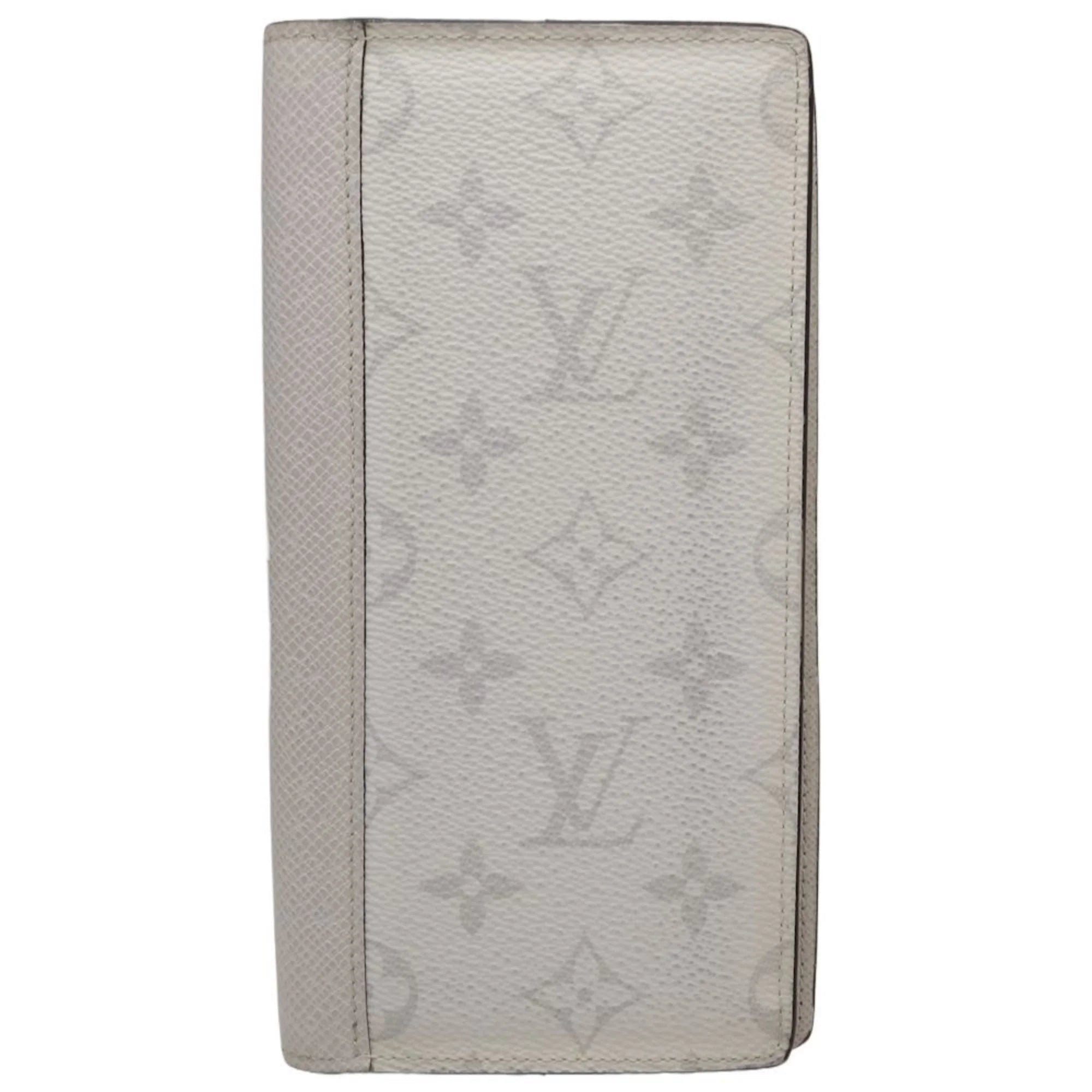 Pre-Owned LOUIS VUITTON Portefeuille Braza M30298 Long Wallet Taigarama Antarctica 083529 (Fair)
