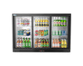 KoolMore 35 in. Three-Door Back Bar Refrigerator – 11.3 Cu. Ft.