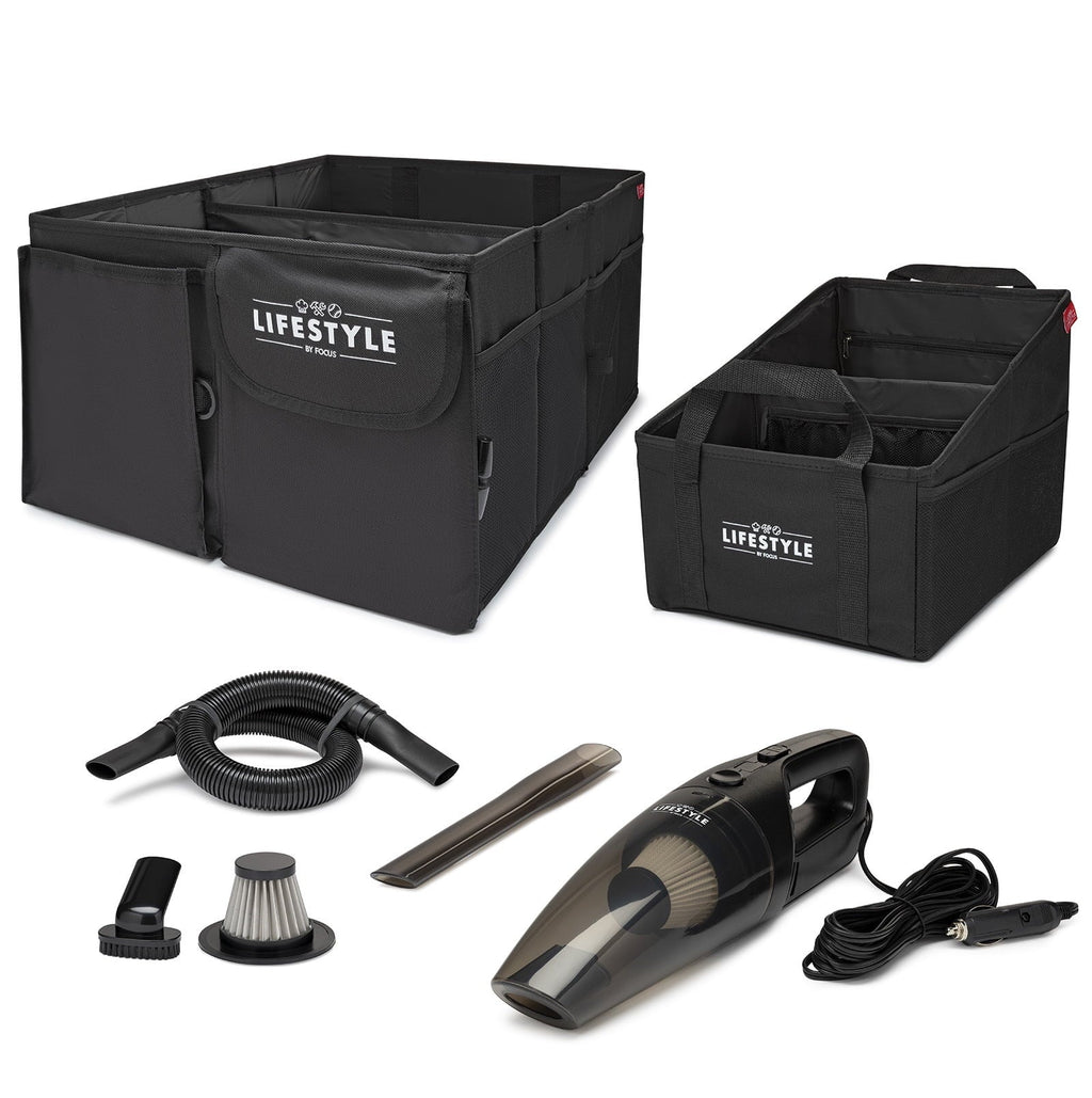 Lifestyle by Focus Car Organizer and Vacuum Set