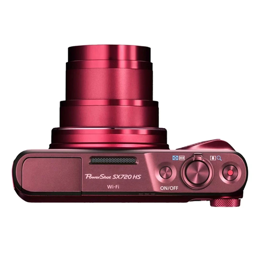 Canon PowerShot SX720 HS 20.3MP 40X Zoom Built-In Wifi / NFC Full HD 1080p Point and Shoot Digital Camera Red