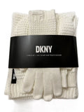 DKNY Women's 3 Pc Winter Set, Ivory, O/S