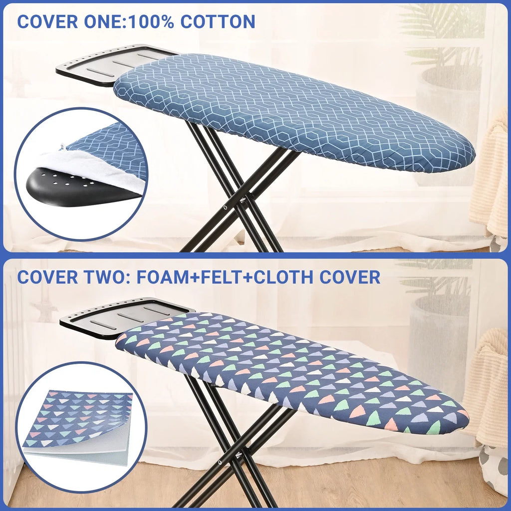 Kingrack Ironing Board,Iron Stand with Iron Rest, 7 Levels Adjustable Height,36"x13"