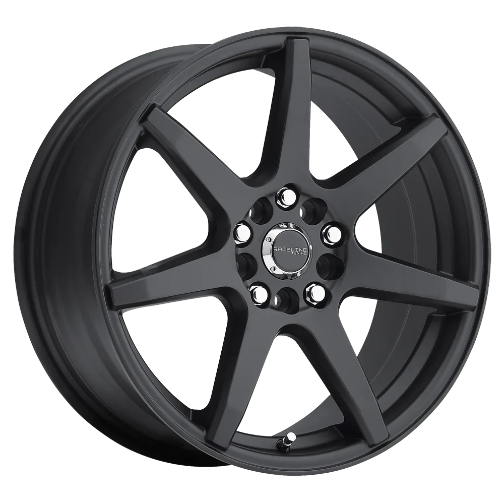 Raceline 131B-EVO 18" Cast Aluminum Wheel, EVO BLACK 18X7.5 5X112/5X120 +42mm Fits select: 2010-2017 CHEVROLET EQUINOX LT, 2015 CHEVROLET MALIBU 1LT