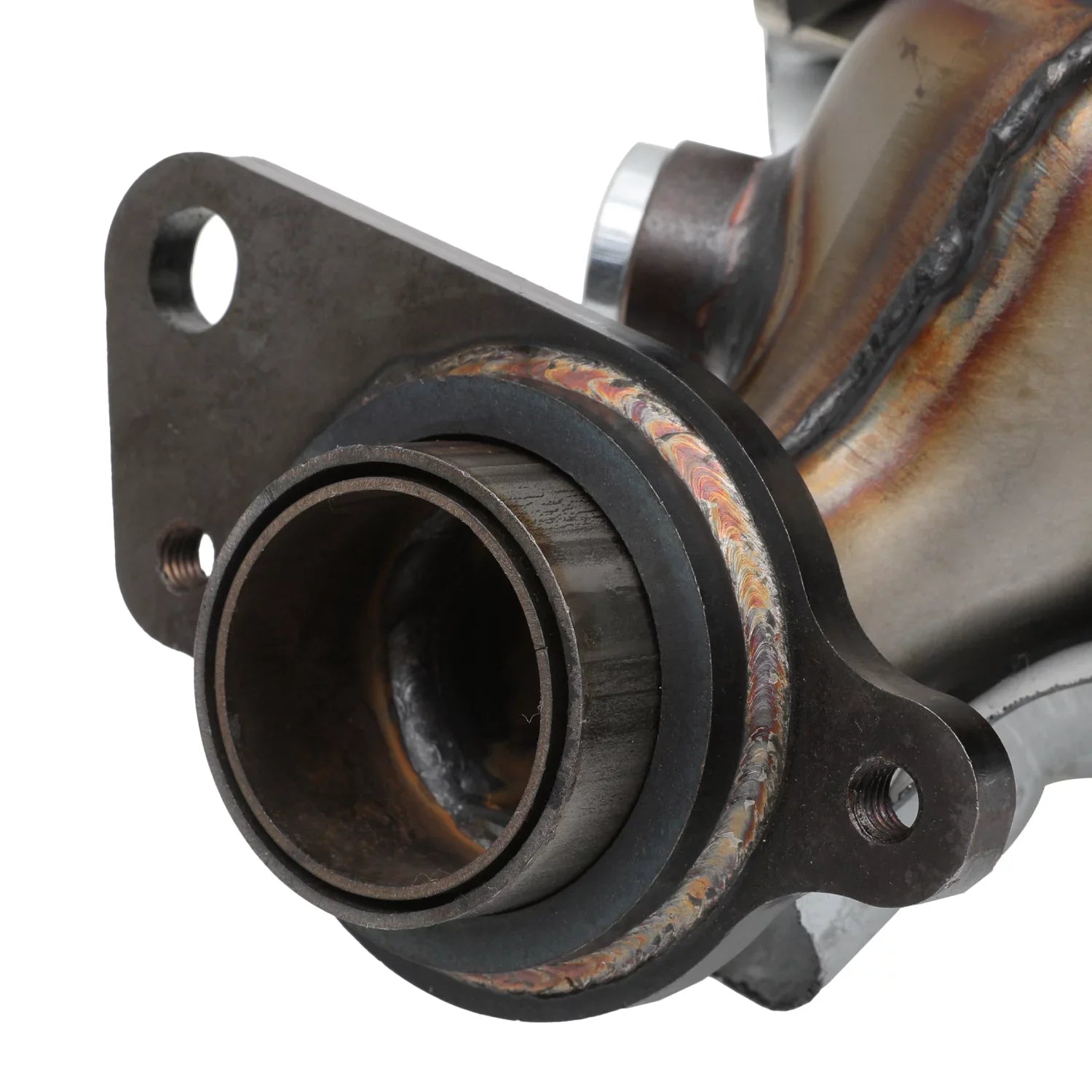 M-AUTO Catalytic Converter Exhaust Manifold with Heat Shield For 2001-2005 Honda Civic, Fits CX DX HX LX VX Models with 1.7L Engine