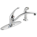 Delta Foundations® Single Handle Kitchen Faucet with Spray