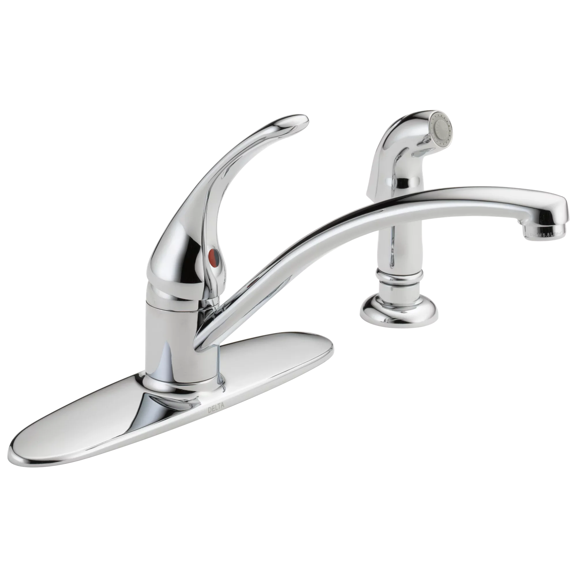 Delta Foundations® Single Handle Kitchen Faucet with Spray