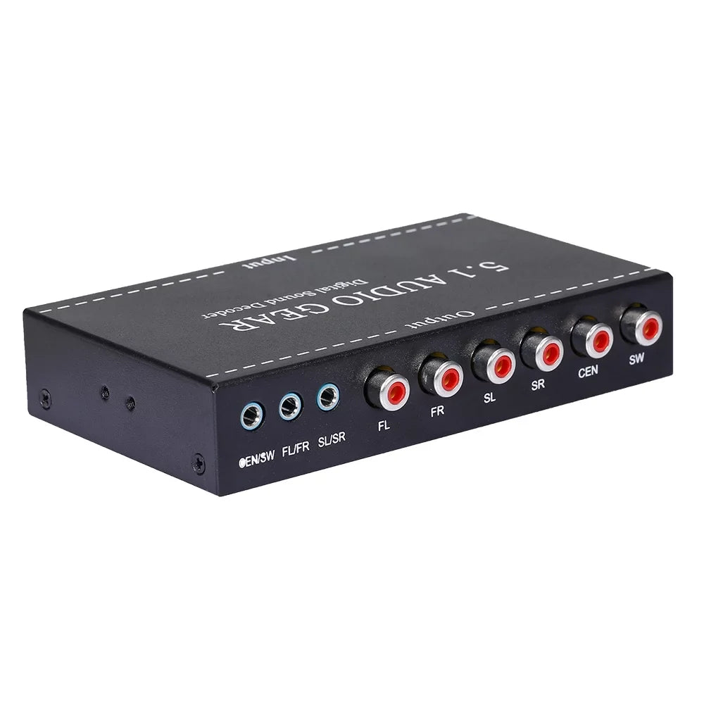 Dazzduo Digital Audio Decoder,3.5mm Audio Output Sound Decoder Audio Audio Audio Sound Decoder Audio Converter 3.5mm Support Dolby US Dolby US Output Support Dolby Converter 3.5mm Audio