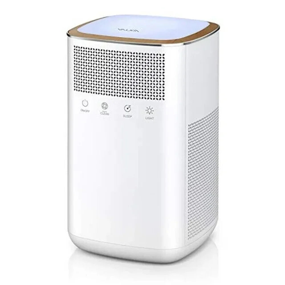 HEPA Air Purifier for Home Pets with True 3M HEPA, LED Night Light, Touch Button, Activated Carbon Filter for Large Room Bedroom Office White