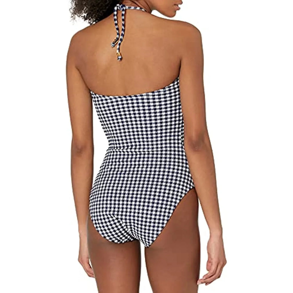 MSRP $248 Shoshanna Women's Standard Cinched One-Piece Blue Size 4