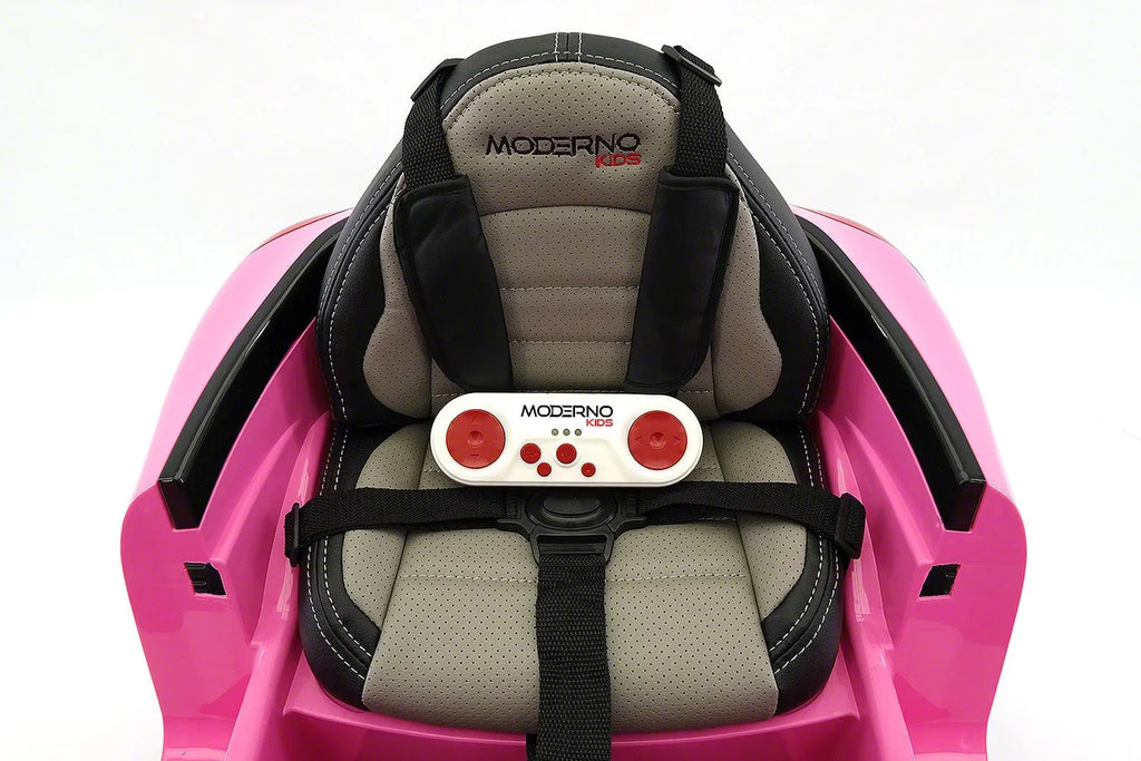 Moderno Kids Pink 12 V Kiddie Roadster Powered Ride-On