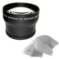 Nikon Coolpix P510 2.2x High Definition Telephoto Lens Made By Optics + Lens Adapter + Nwv Direct Micro Fiber Cleaning Cloth