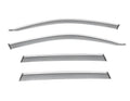 Wellvisors Side Window Visors Wind Deflectors Rain Guard With Chrome Trim for 2018 2019 2020 2021 2022 2023 2024 BMW X3 / G01 3-847BM018