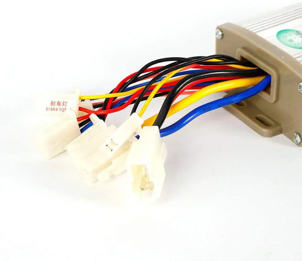 Electric Motor 800W 36V Electric Bike Scooter Motor Engine Unite Motor Brushed Speed Motor Controller Throttle Grip Kit for Trycicle Bicycle E-Scooter Go Kart E-Bike EVO Scooter Extreme Scooter