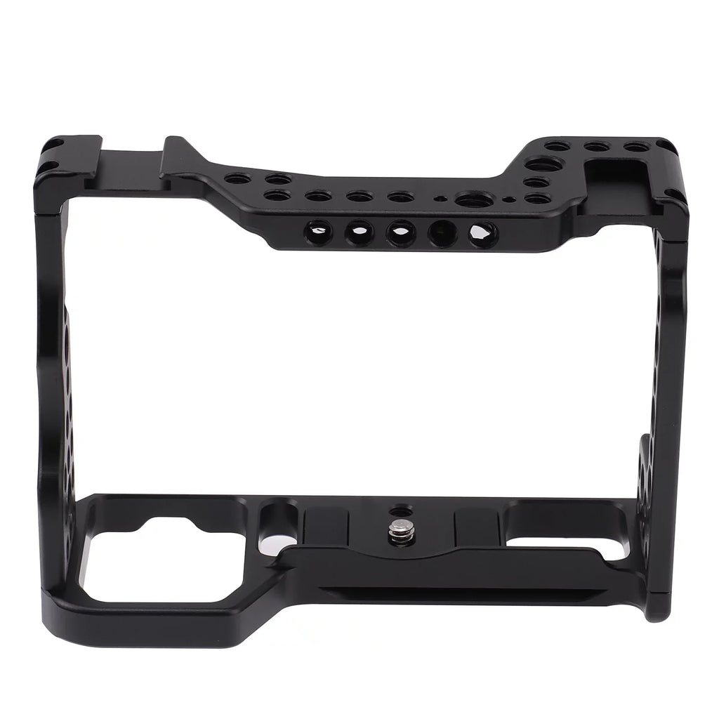 Htovila Camera Cage Aluminum Alloy Video Cage Replacement for Sony A7M3 A7R3 A9 Mirrorless Camera with Cold Shoe Mount 1/4 Inch & 3/8 Inch Screw Holes