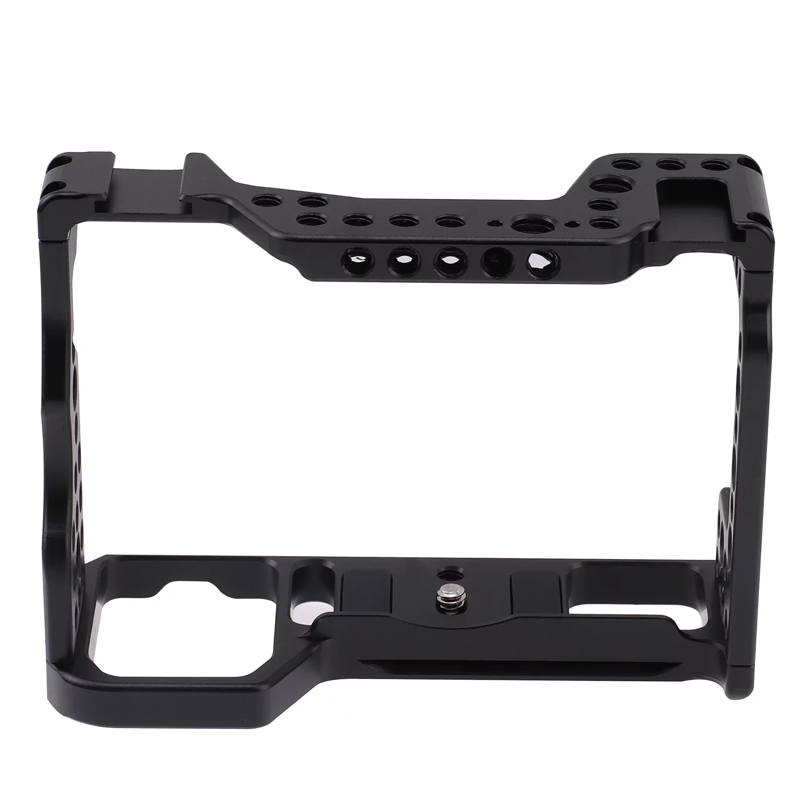 Htovila Camera Cage Aluminum Alloy Video Cage Replacement for Sony A7M3 A7R3 A9 Mirrorless Camera with Cold Shoe Mount 1/4 Inch & 3/8 Inch Screw Holes