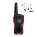Cobra CXT1095 Emergency Two-Way Radios (1-Pack) IP67 Certified Waterproof Walkie Talkies Up to 40 Mile Range 22 Channels NOAA Weather Channels UHF/FM Ultra-Clear Reception With Surveillance Headset