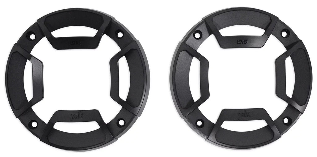 (2) Polk Audio DB402 4" 270 Watt Car Audio ATV/Motorcycle/Boat Speakers+Rockmat