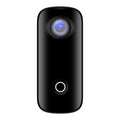 SJCAM C100+ Mini Action Camera 2K 30fps Video Digital Camera 30M Waterproof Magnetic Body Built-in Rechrageable Battery WiFi Connection APP Sharing with Waterproof Case Back Clip Lanyard
