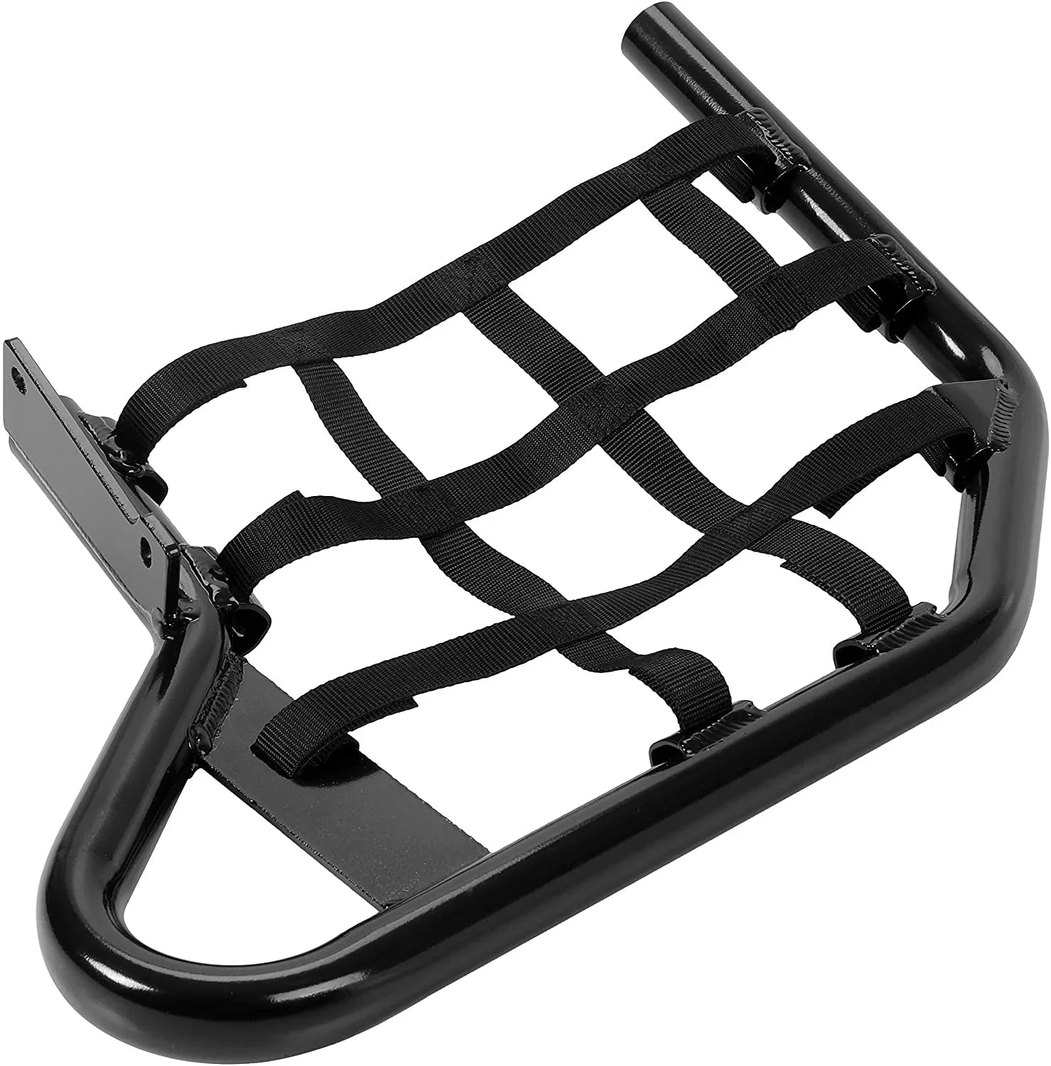 Kojem Aluminium Foot Peg Step Nerf Bars for Yamaha Raptor 700 Black Side Step with Black Webbing nets 2006-2020