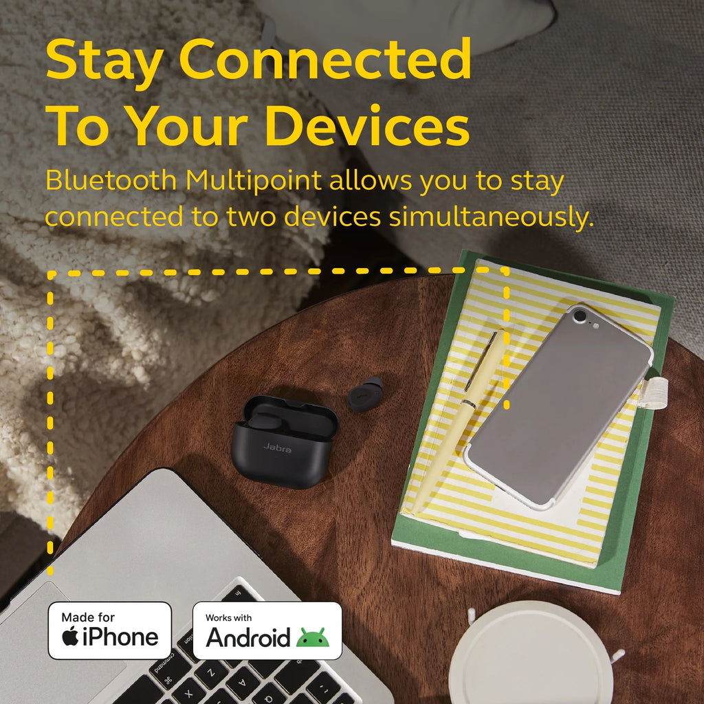 Jabra Elite 10 True Wireless Bluetooth Earbuds, Adv Active Noise Cancelling, Cocoa
