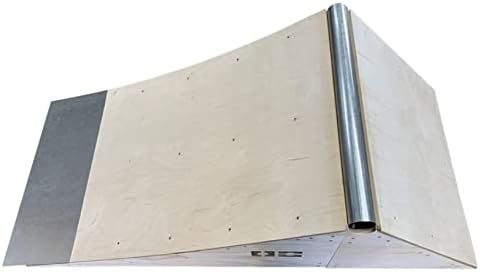 OC Ramps Launch WR - Wood Skateboard Launch Ramp with Coping and Wall Ride - Blast Over the Launch Ramp or Hit the Back Wall Ride for Endless Tricks - Great for BMX, Scooters and Inline Skaters